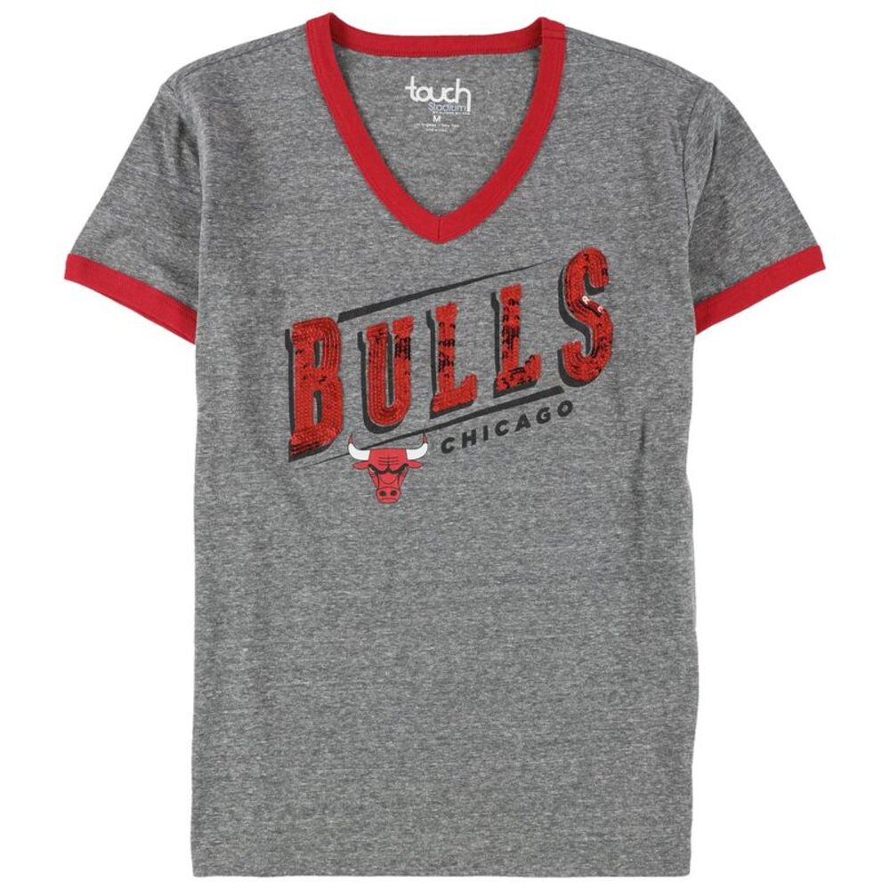 Touch Womens Chicago Bulls Embellished T-Shirt, NWT